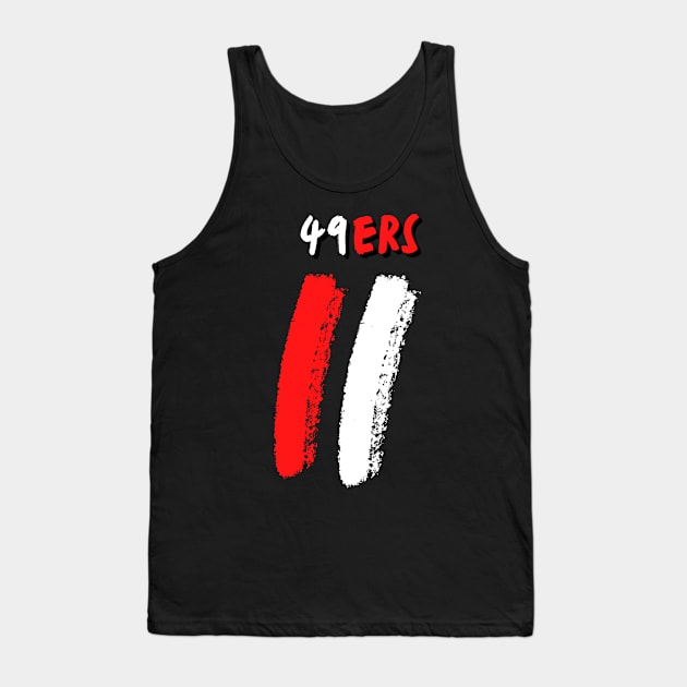 49 ers graphic design artwork Tank Top by Nasromaystro